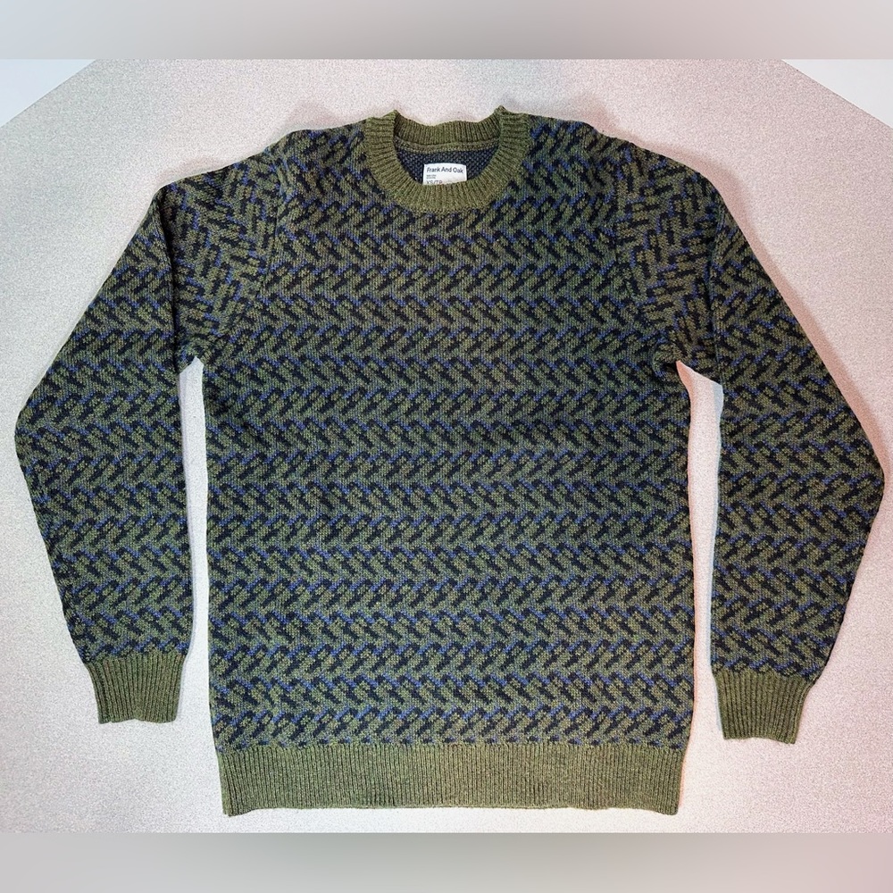 Frank & Oak Wool Blend Sweater, Men’s XS